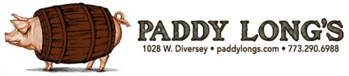 Paddy Long's Logo - 1028 W. Diversey - paddylongs.com - 773.290.6988