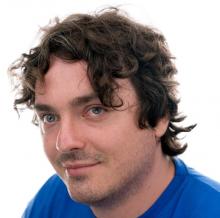 A guy with a really bad hairdo